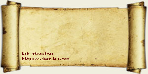 Hana Adžić vizit kartica